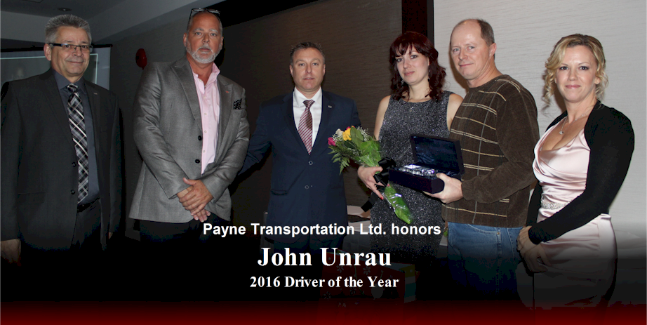 L-R, Peter Bonneville, Tom Payne, Thomas McKee, Tanya and John Unrau and Andrea McNicholl