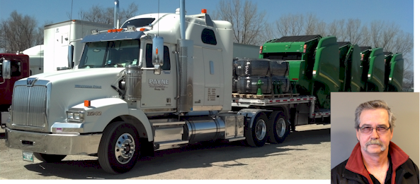 Ottumwa, Iowa baler load